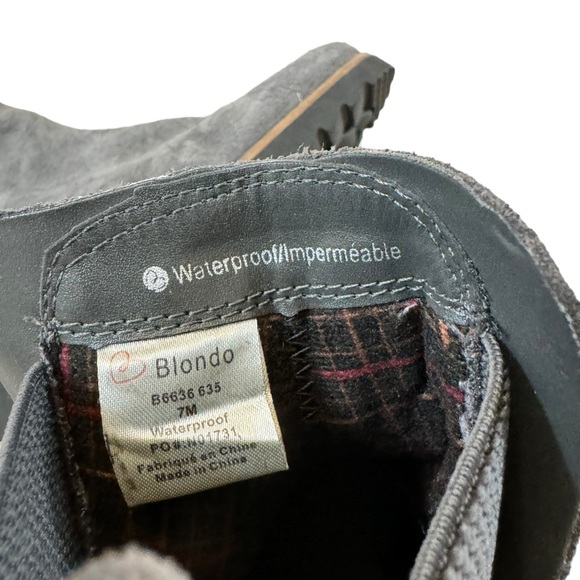 Blondo Perla Waterproof Suede Chelsea Boots Size 7 - Picture 11 of 11